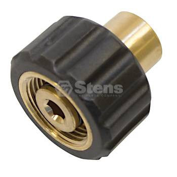 Twist-Fast Coupler / 1/4" F Inlet;22mm x 1.5 F Out