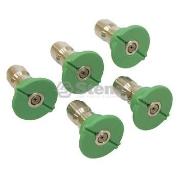 Quick Coupler Nozzle Set / 25 Degree, Size 3.5, Green