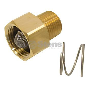 Garden Hose Adapter / 3/4"F x M, 1/2"m Nipple