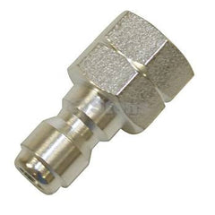 Stens 758-970.  Quick Coupler Plug Female / 1/4" Pl Steel, Female