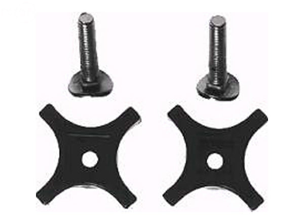 Rotary 863. KNOB & BOLT SET AYP/ROPER/SEARS: 131959, 136376, 183724, 189713X428, 191574, 532183724, 532185577, 532191574, 532445019, 63688 MTD: 09966, 710-0405, 710-1174, 720-0241, 72004072A, 910-0405, 910-1174, 920-0241