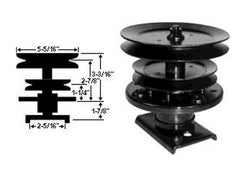 Rotary 8649. QUILL ASSEMBLY AYP 121657X, Husqvarna 532121657