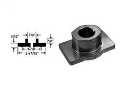 Rotary 8753. ADAPTOR BLADE 7/8" replaces AYP 193825, 851514.   replaces Husqvarna 581547901, 532851514, 532193825.