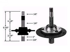 Rotary 8968. ASSEMBLY SPINDLE LONG MTD 917-0913, 717-0913