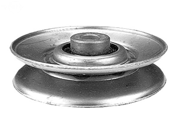 Rotary 9849. PULLEY IDLER V 3/8"X 3-1/2" AYP/ROPER/SEARS: 139245, 532139245 HUSQVARNA: 532127783, 532139245