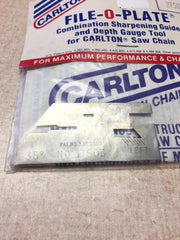 37503 Carlton File-O-Plate 3/8" Chain A1EP, A2EP, A3EP use with 7/32" file 35°