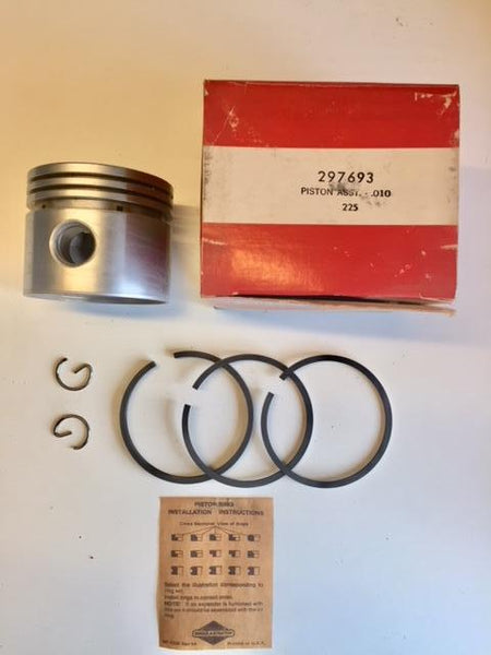297693 Piston Assembly .010 Briggs and Stratton NOS