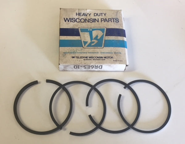 DR6ES10 Piston Rings .010" Original Wisconsin NOS alt. DR6ES-10