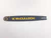 214236-33 McCulloch OEM 16" Chainsaw Bar 3/8" LP Pitch, .050" gauge, A318 mount NOS Vintage.