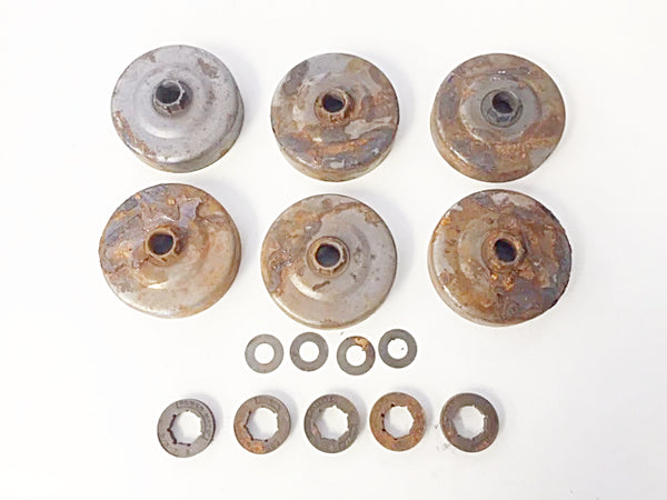 95165 McCulloch RIM SPROCKET Package of 6 Sprockets OLD and RUSTY Original OEM McCulloch OEM