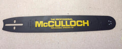 218494 / 218923 McCulloch Replaceable Sprocket Tip 16" Bar .325" pitch, .050" gauge, 68 DL D176 mount. Vintage NOS