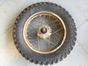 Set of 10" Mini Bike Spoke Wheels & Tires Rupp / Fox / Indian (54 tooth sprocket) - Vintage - Used