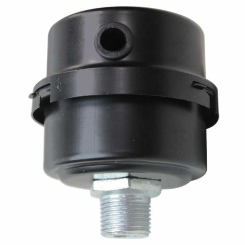 Compressor Air Intake Filter 1/2'' MPT Paper Cartridge Metal Silencer fits SA142